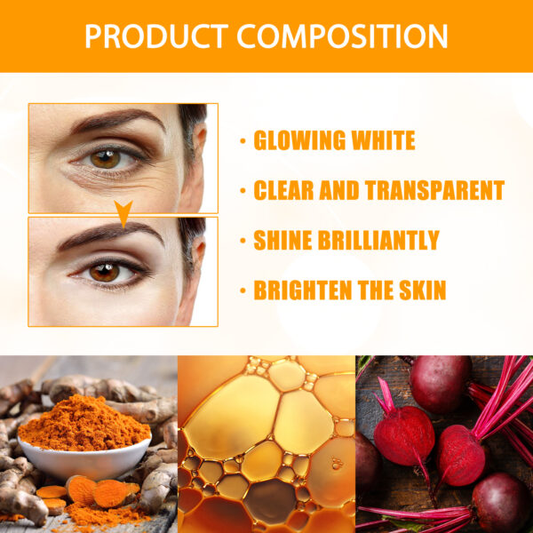 Jaysuing Turmeric Firming & Beautifying Cream Fades Wrinkles & Firms Face Brightens Skin Tone Anti-Aging Cream - Image 3