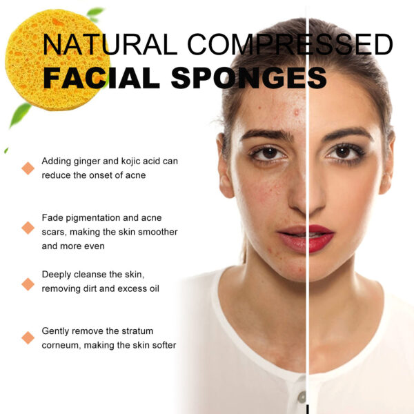 EelHope Turmeric Cleansing Pad Deep Cleansing Pore Refining Acne Blemish Reducing Facial Brightening - Image 4