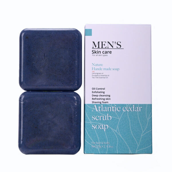 Frosted Handmade Cleansing Bath Turmeric Soap - Image 4
