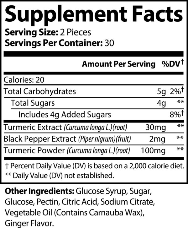 TURMERIC GUMMIES POWERFUL ANTI INFLAMATORY AND JOINT SUPPORT - Image 6