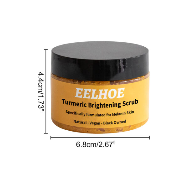 EELHOE Turmeric Body Scrub Cleansing Exfoliating Melanin Whitening Moisturizing Skin Scrub - Image 2
