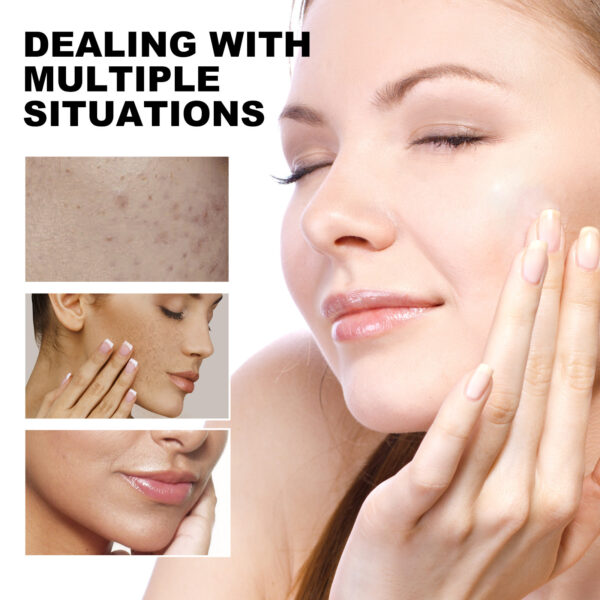 EelHope Turmeric Cleansing Pad Deep Cleansing Pore Refining Acne Blemish Reducing Facial Brightening - Image 5
